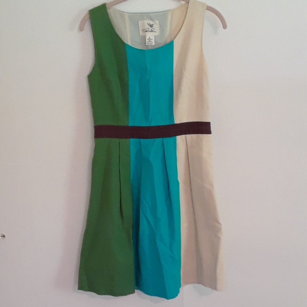 Anthropologie sleeveless fit and flare tank dress